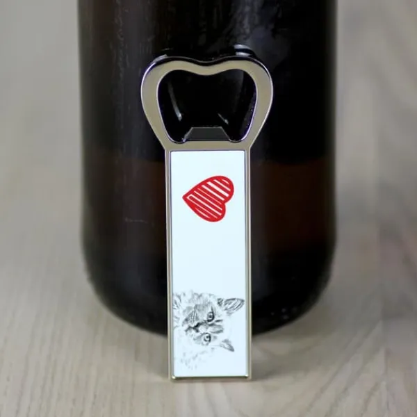 Cocktailshakers & Drinkudstyr>Birman - flaskeåbner med kat, personlig køleskabsåbner, unik gave til en mand fra Art-Dog