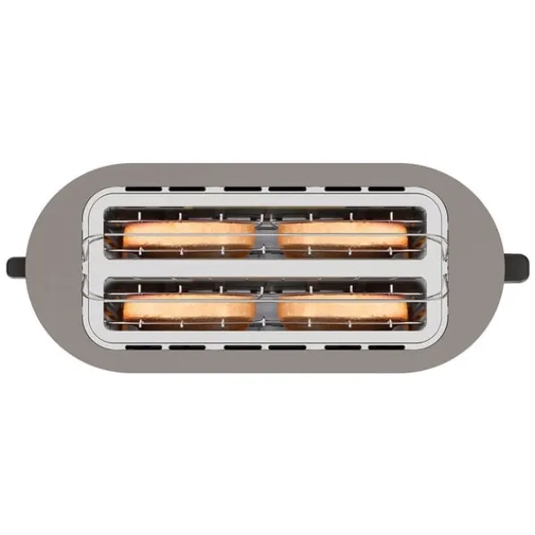 Black+Decker Brødristere, Raclettegrills Og Sandwichtoastere>Brødrister 2 rum Rustfrit stål