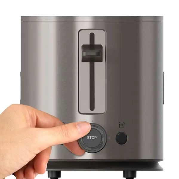 Black+Decker Brødristere, Raclettegrills Og Sandwichtoastere>Brødrister 2 rum Rustfrit stål