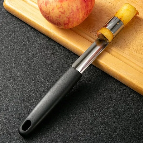 Madskrællere & Udkernere>Æblekernefjerner i rustfrit stål - fjerner nemt og effektivt æblekerner