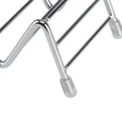 bølgeformet rustfrit stål mexicansk tacoholder display stativ skal rack 4-5 slots