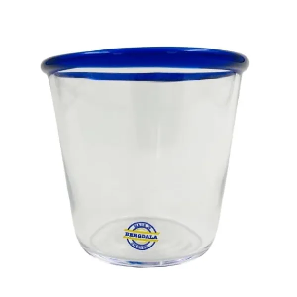 Glas>Blue Edge Water Glass, 20cl - Bergdalahyttan