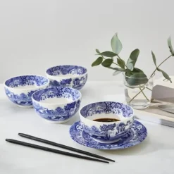 Blue Italian Dipping Bowl Ø11cm, 4-pack - Spode Hot