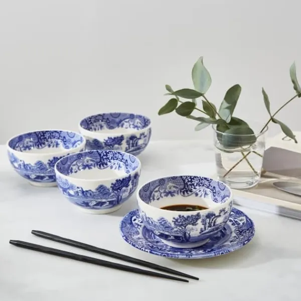 Blue Italian Dipping Bowl Ø11cm, 4-pack - Spode Hot