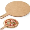 Pizzaspader>Bord til servering af pizzasnacks med hankdiameter 356 mm
