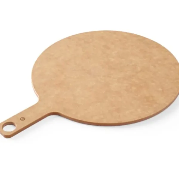Pizzaspader>Bord til servering af pizzasnacks med hankdiameter 356 mm