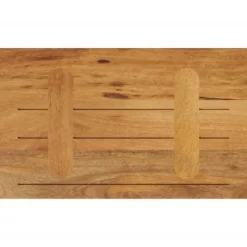Bordplade i massivt mangotræ - Rektangulær | Størrelse: 60x30x3,8 cm Sale