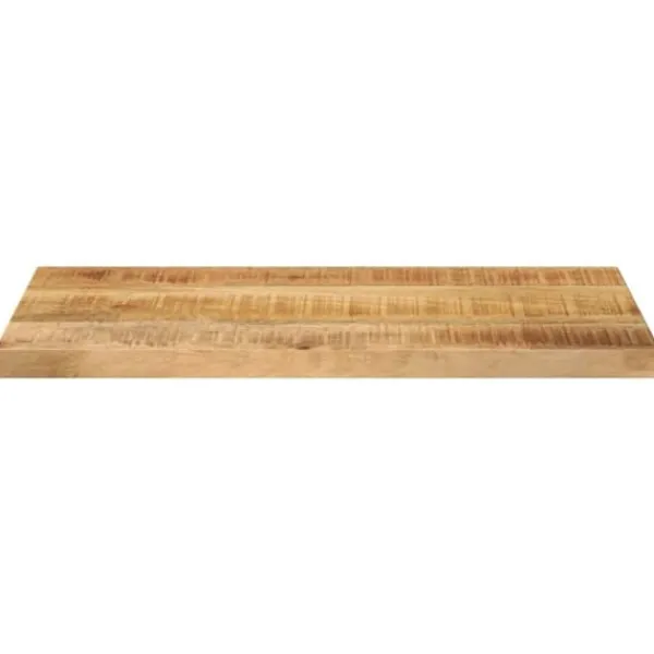 Bordplade i massivt mangotræ - Rektangulær rustik | Størrelse: 50x30x2,5 cm Best
