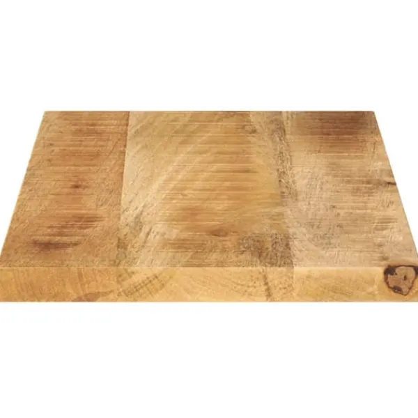 Bordplade i massivt mangotræ - Rektangulær rustik | Størrelse: 50x30x2,5 cm Best