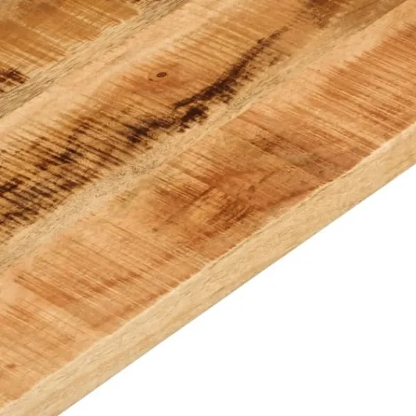 Bordplade i massivt mangotræ - Rektangulær rustik | Størrelse: 50x30x2,5 cm Best