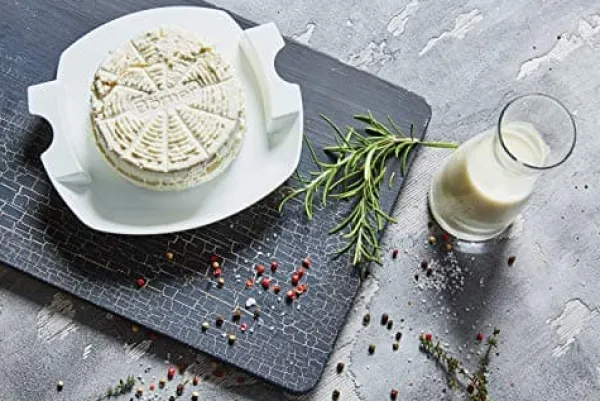 Yogurtmaskiner>Borner Cheesemaker & Multimaker med frisk låg, sigte salatskål serveringsskål, lav din egen flødeost hjemme grøn
