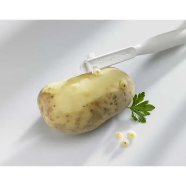 Borner kombiskræller grøntsagsskræller økonomiskræller kartoffelskræller skræl grøntsager frugt vegansk agurkskræller Outlet