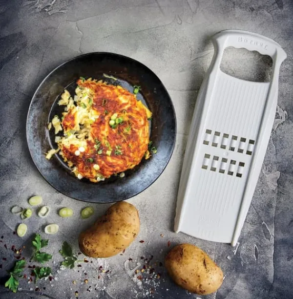 Mandolin- & Rivejern>Borner Rösti PowerLine rivejern schweizisk Rösti grøntsagsskærer grøntsags rivejern køkken hjælper kartoffelskutter