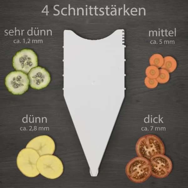 Borner V5 agurkeudstikker grundsæt V-udstikker grøntsagsudstikker kartoffelskiver rivejern tomatudstikker løgudstikker