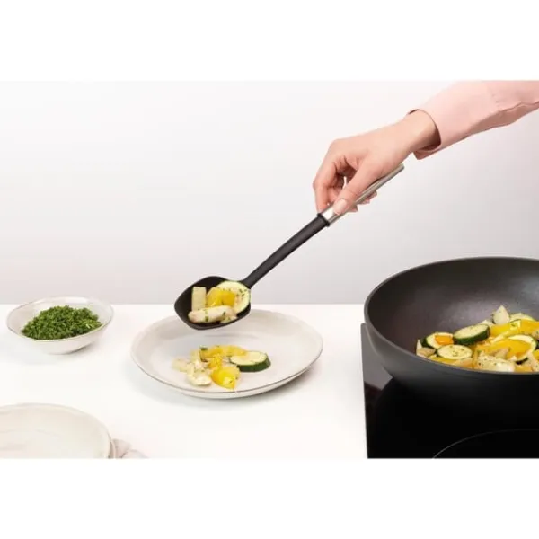 Grydeskeer>Brabantia Profile serveringsske sort/rustfrit stål