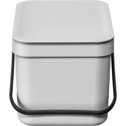 Skraldespande & Papirkurve>Brabantia Skraldespand Sort & Go Waste 6l Søvfarvet