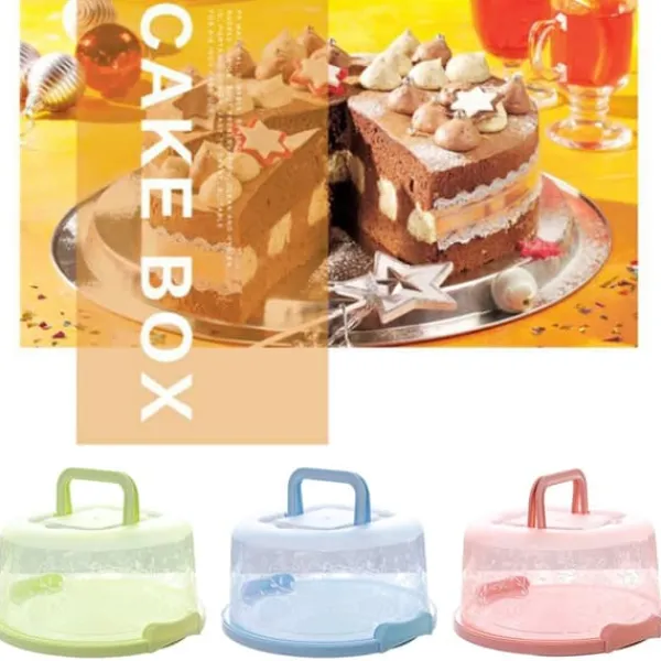 Bærbar Cupcake Carrier Madopbevaringsboks med Håndtag Transparent Kageæske Discount