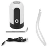 Vandkølere>Bærbar LED-lys Vandpumpe med USB Genopladelig Dispenser til Hjemmekontor (Hvid)