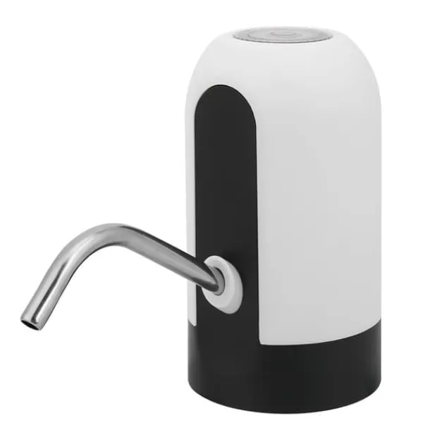 Vandkølere>Bærbar LED-lys Vandpumpe med USB Genopladelig Dispenser til Hjemmekontor (Hvid)