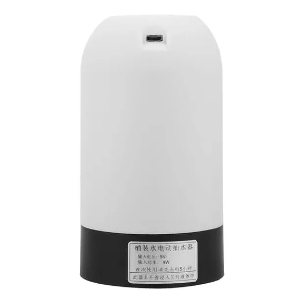 Vandkølere>Bærbar LED-lys Vandpumpe med USB Genopladelig Dispenser til Hjemmekontor (Hvid)