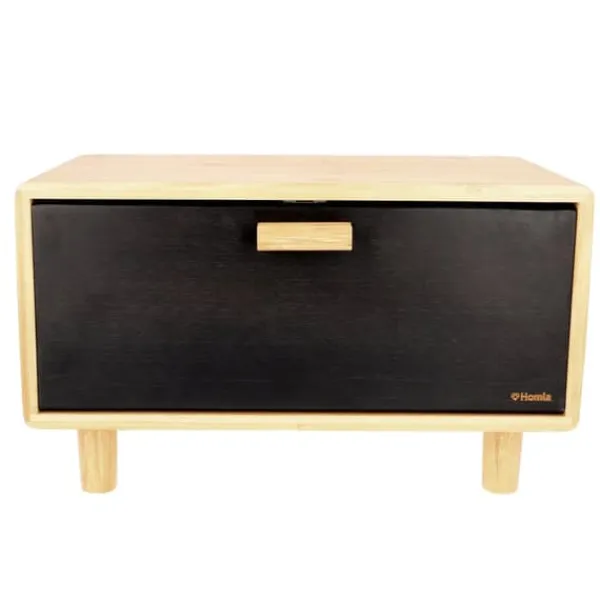 Brødkasser & Brødposer>Brødkasse | BAMBUS | sort | 35x23 cm | 991596
