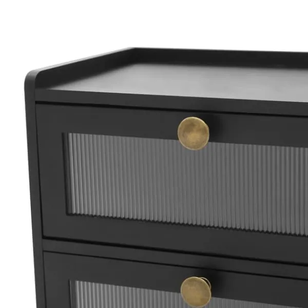 Brødkasse - Brødbeholder - Fyrretræ - Magnetisk Låge - Holdbart Design - Til Brød og Snacks - Bordpladeopbevaring - Sort Discount