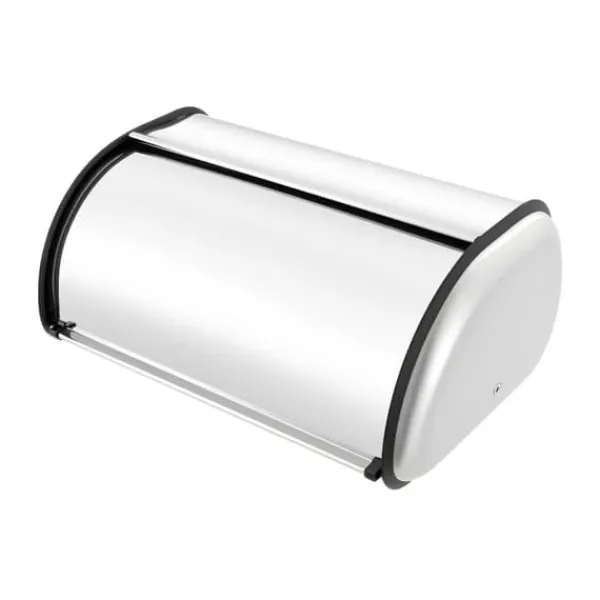 Brødkasse, Rummelig Opbevaring, Moderne Design,Sølv Discount
