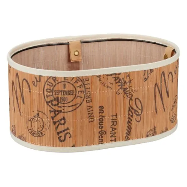 Brødkurv, Bambus, 16x34x23,5 cm, Natur Discount