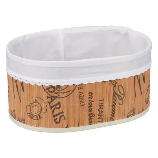 Brødkurv, Bambus, 16x34x23,5 cm, Natur Discount