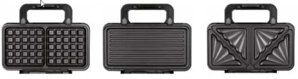 Brødristere, Raclettegrills Og Sandwichtoastere>Brødrister/vaffelmaskine/grill MPM MOP-43M