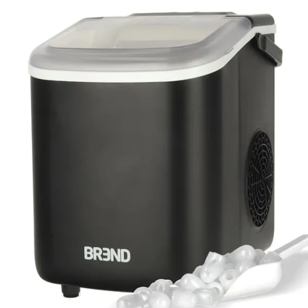 BREND BR-2213 Isblokningsmaskine med ske - Bærbar isblokningsmaskine – Sort Discount
