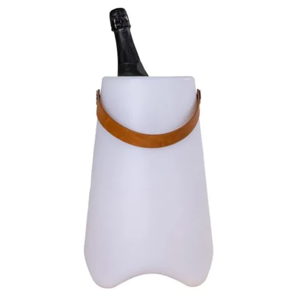 Bristol lampe vinkøler genopladelig hvid. New