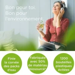 BRITA Cartridge - MicroDisc - Pakke med 9 - 1 filter = 1 måneds filtrering Discount