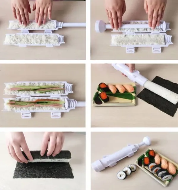 Sushimåtter>BRUNBESTE BB-3294 Bazooka Sushi Rullemaskine
