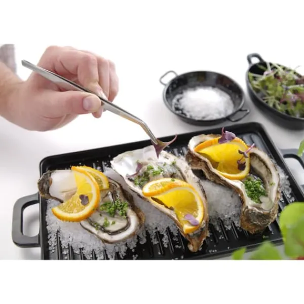Buet pincet til dekoration af mad, der drejer 160 mm Hendi 680070 Clearance