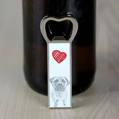 Bullmastiff, Bulmastiff - flaskeåbner med en hund, personlig køleskabsåbner, unik gave til en mand fra Art-Dog Outlet