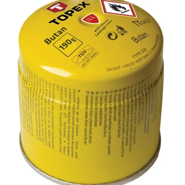 Portable Komfurer>Butangaspatron, 190 g, gasafspærringssystem