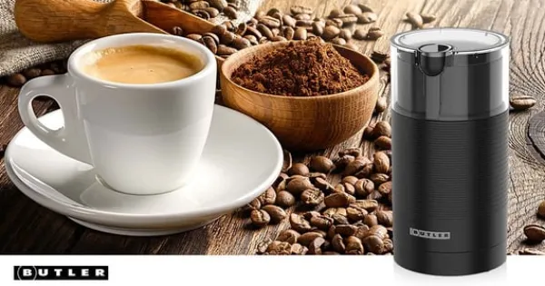 Kaffemaskiner Til God Kaffe>Butler Kaffekværn | 150W | 70g | Sort