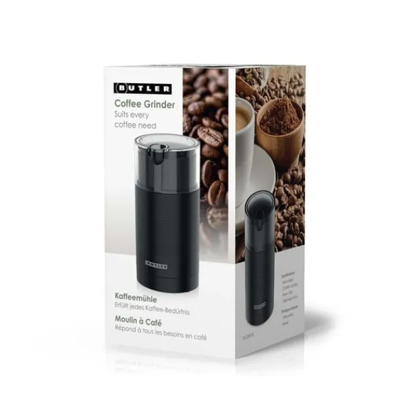 Kaffemaskiner Til God Kaffe>Butler Kaffekværn | 150W | 70g | Sort