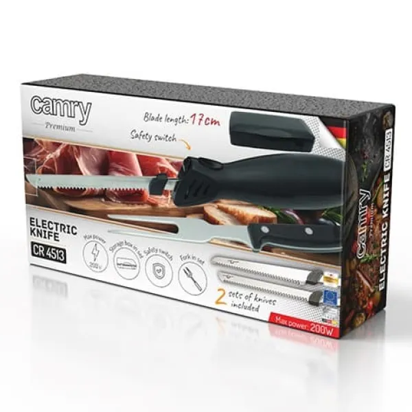 Elektriske Knive>Camry CR 4513 elektrisk knivsæt