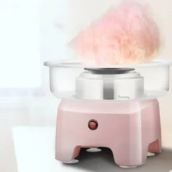 Candyflossmaskine - Automatisk hurtigopvarmende slikmaskine til hjemmet (EU 220V) Discount