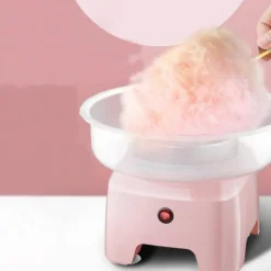 Candyflossmaskine - Automatisk hurtigopvarmende slikmaskine til hjemmet (EU 220V) Discount