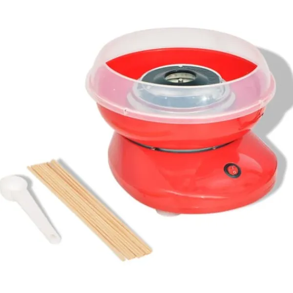 Maskiner Til Candyfloss>Candyfloss-maskine 480 W rød - Candyfloss-maskine - Candyfloss-maskiner - Home & Living