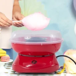 Maskiner Til Candyfloss>Candyflossmaskine model 1, rød – til lækkerier på fest & events
