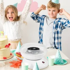 Maskiner Til Candyfloss>Candyflossmaskine model 1, hvid – enkel til fest & sjov