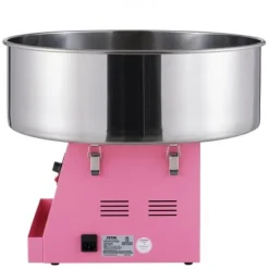 Maskiner Til Candyfloss>Candyflossmaskine, 1000W, 51.8x51.8x41.5 cm, Pink, Rustfrit stål