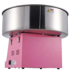 Maskiner Til Candyfloss>Candyflossmaskine, 1000W, 51.8x51.8x41.5 cm, Pink, Rustfrit stål
