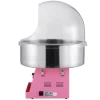 Maskiner Til Candyfloss>Candyflossmaskine, 1000W, 52x52x41.5 cm, Pink, Rustfrit stål