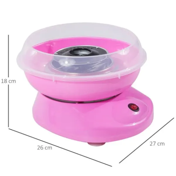 Candyflossmaskine, 27x26x18 cm, Pink Discount