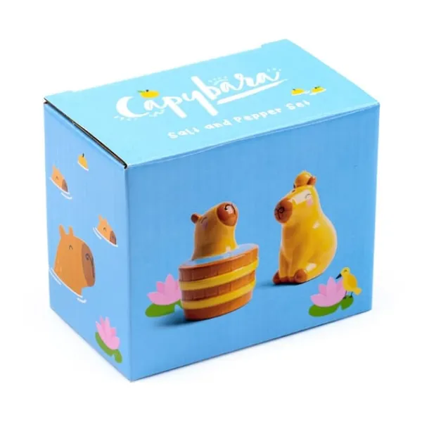 Salt- & Peberstrøere>Capybara Salt and Pepper Shaker Set